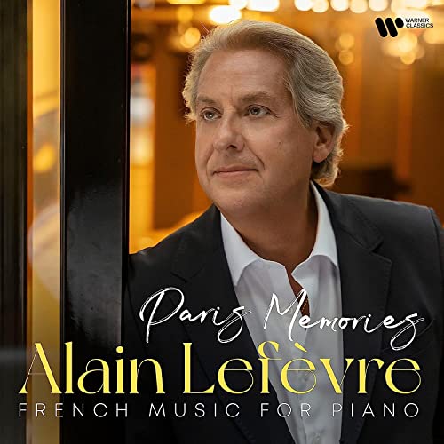 Alain Lefèvre album cover, portrait of a man with “Paris Memories” text.