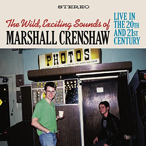 CD cover featuring Marshall Crenshaw and a photo booth scene.