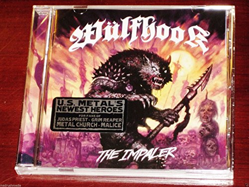 Wülfhook CD cover: a monstrous wolf-like creature with a spear.