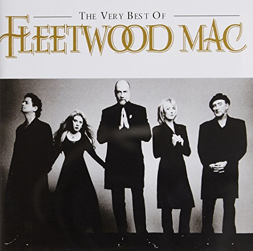 Fleetwood Mac band members in black clothing on album cover.