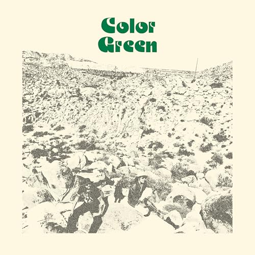 Color Green EP album cover: sketched landscape with figures in foreground.