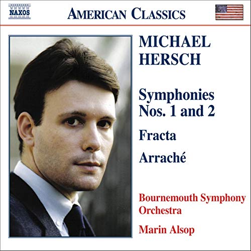 CD cover featuring composer Michael Hersch and conductor Marin Alsop.