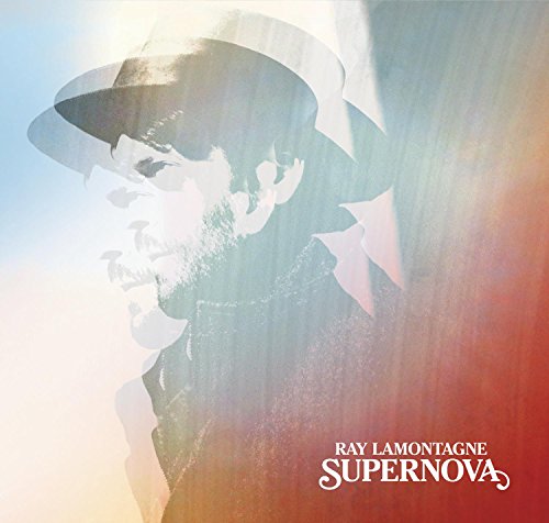 Ray LaMontagne album cover, "Supernova", with a faded portrait and text.