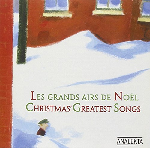 CD cover with snowy scene, text "Christmas Greatest Songs", and logo.