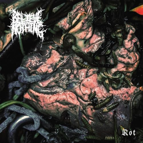 CD cover for "Believe In Nothing - Rot" featuring decaying organic matter.