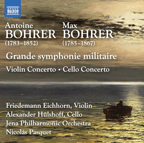 CD cover for Bohrer’s symphonie militaire, violin and cello concertos.