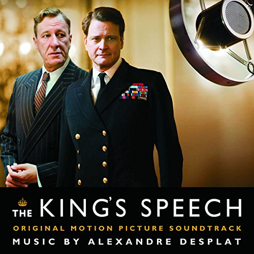 CD cover for "The King's Speech" soundtrack featuring two men in suits.