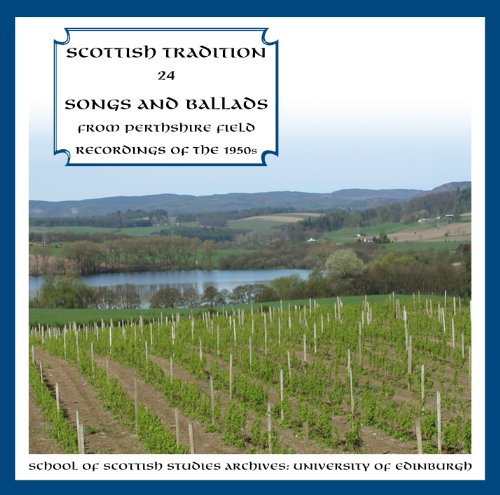 CD cover: Scottish landscape with fields and a lake, text overlay.
