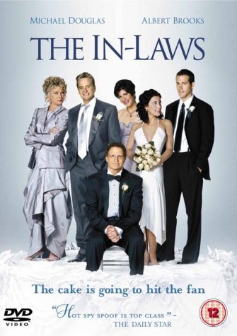 DVD cover for "The In-Laws" (2003) featuring a wedding party portrait.