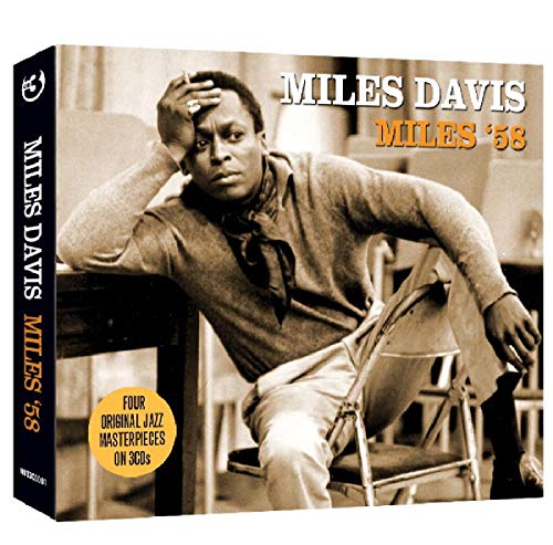 Miles Davis CD cover featuring a sepia-toned portrait of the musician.