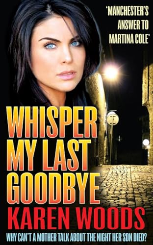 Book cover featuring a woman's face over a dark, cobblestone street at night.