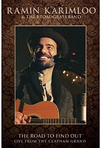 Ramin Karimloo on DVD cover, playing a guitar, smiling at microphone.