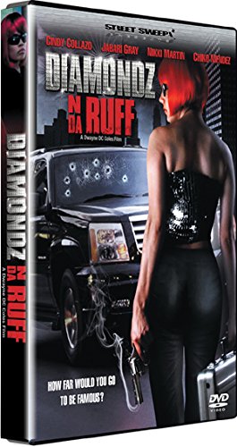 DVD cover for "Diamondz N Da Ruff" featuring two women and a car.