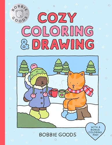 Book cover with cartoon bears and a cat in a winter scene.