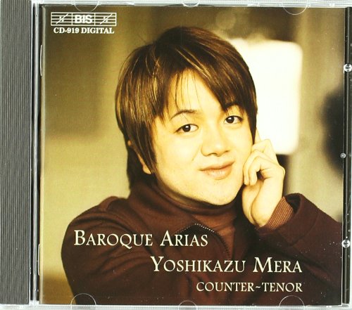 CD cover featuring portrait of Yoshikazu Mera, a counter-tenor.