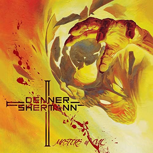 CD cover art: a clawing hand and skull against a yellow, textured background.