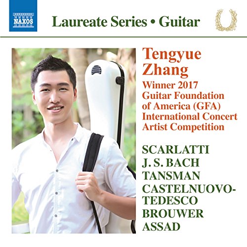 CD cover featuring guitarist Tengyue Zhang, winner of the 2017 GFA competition.
