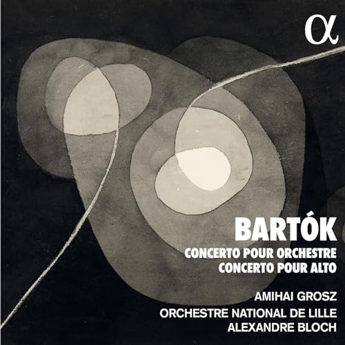 CD cover with abstract gray shapes, text reading "Bartók" and orchestra details.