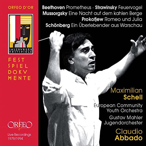 CD cover for "IN MEMORIAM ABBADO" featuring Claudio Abbado's portrait.