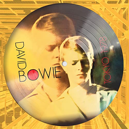 David Bowie picture disc vinyl record, featuring a portrait and text.