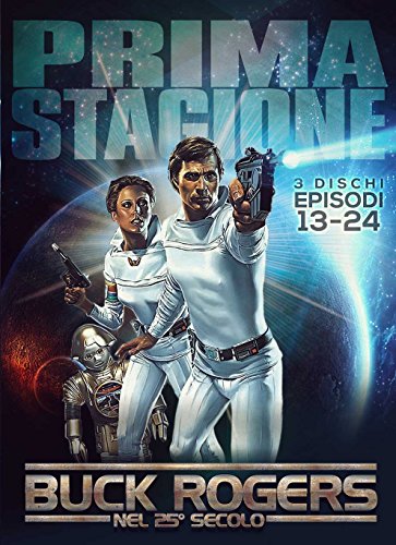 Buck Rogers DVD cover featuring characters with ray guns in space.