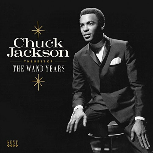 Black and white album cover featuring singer Chuck Jackson in a suit.