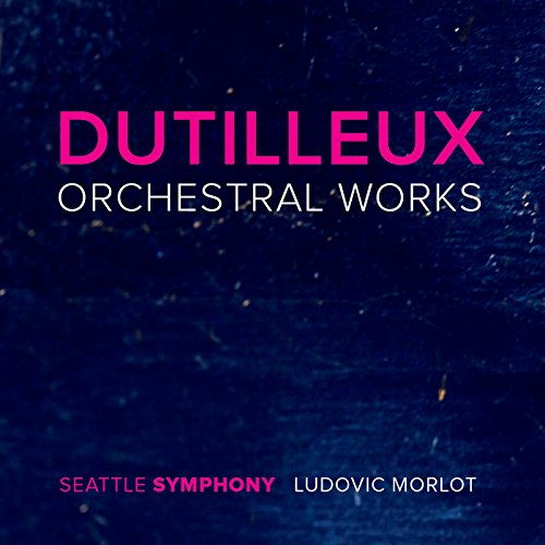 CD cover for Dutilleux orchestral works by Seattle Symphony and Morlot.