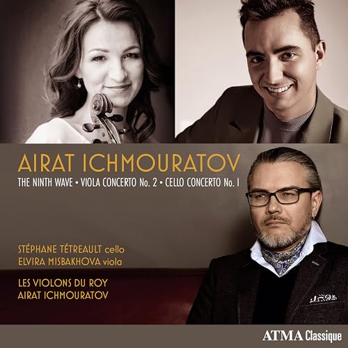 CD cover featuring portraits of three musicians and text: “Airat Ichmouratov.”