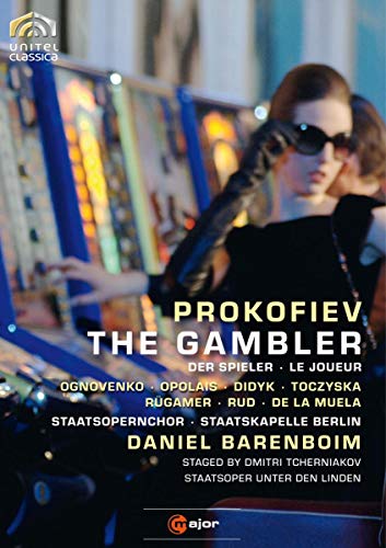 DVD cover for Prokofiev’s “The Gambler” opera with Barenboim, Berlin.
