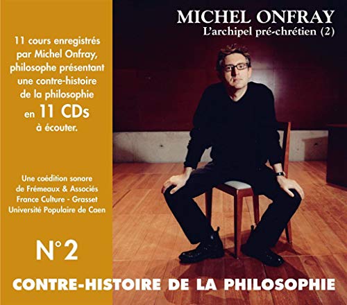 CD cover featuring philosopher Michel Onfray seated, text in French.