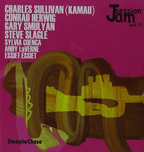 CD cover for “Jam Session Vol. 11” featuring abstract brass instruments.