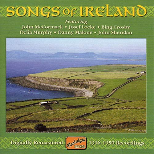 CD cover for “Songs of Ireland” featuring a green landscape.