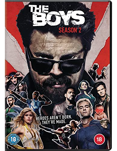 DVD cover art for The Boys Season 2 featuring a collage of cast members.