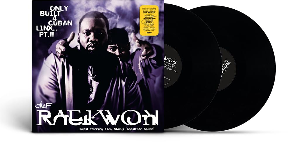 Raekwon’s “Only Built 4 Cuban Linx Part I” vinyl record with cover art.