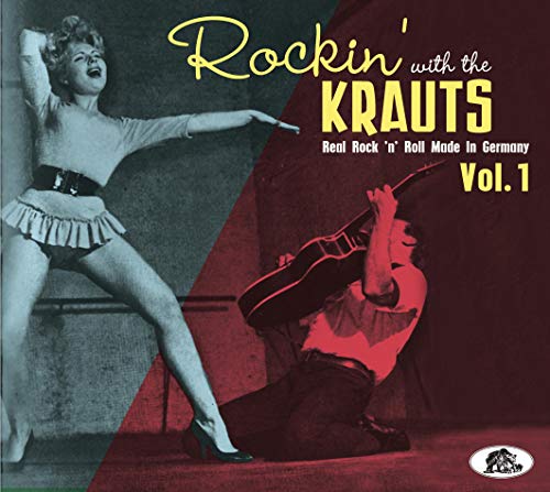 CD cover: "Rockin' with the Krauts, Vol. 1" featuring dancers and a guitarist.