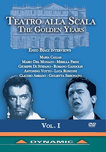 DVD cover for Teatro Alla Scala Vol. 1, featuring opera singers.
