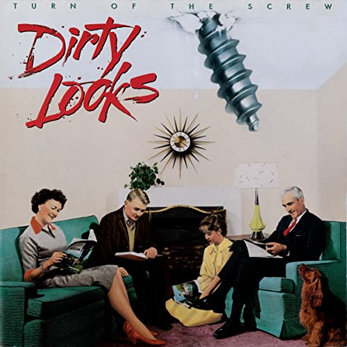 CD cover: "Dirty Looks - Turn Of The Screw" with vintage illustration.
