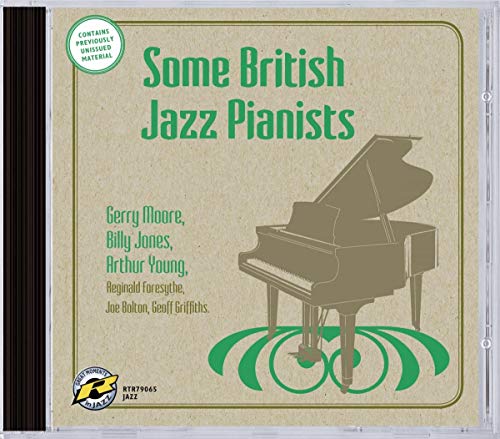 CD cover for “Some British Jazz Pianists” featuring a piano illustration.