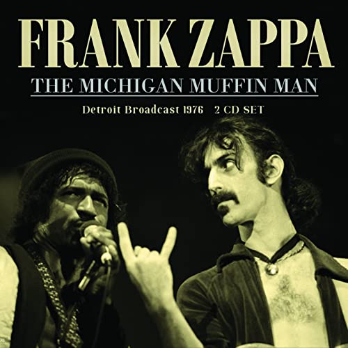 Frank Zappa album cover featuring two musicians in sepia tones.