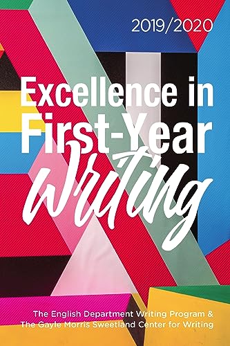 Excellence in First-Year Writing : 2019/2020