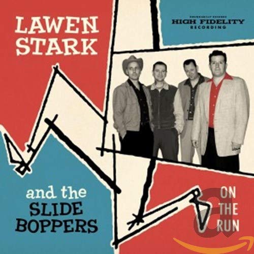 CD cover featuring four men in suits and abstract geometric designs.