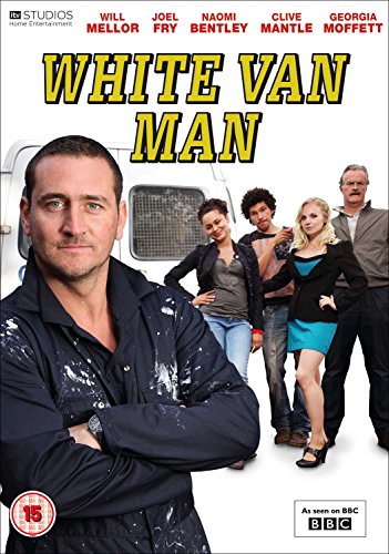 DVD cover for White Van Man featuring five cast members in front of a van.