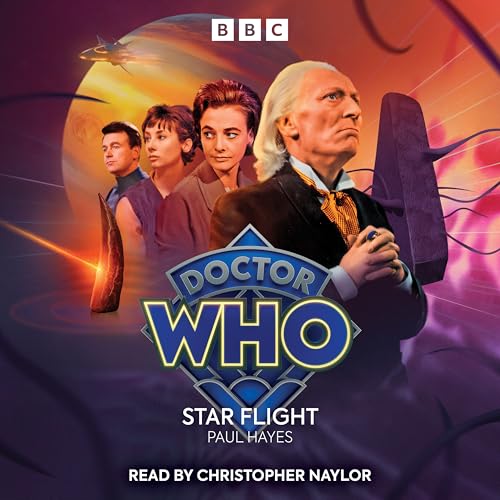 Doctor Who: Star Flight audio cover featuring the First Doctor and companions.