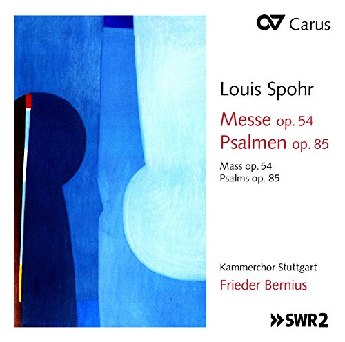 CD cover for Louis Spohr’s “Messe op. 54” and “Psalmen op. 85.”