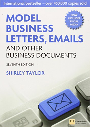 Book cover: "Model Business Letters, Emails and Other Business Documents," seventh edition.