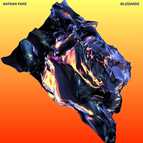 Album cover for Nathan Fake’s “Blizzards” featuring abstract, colorful shapes.