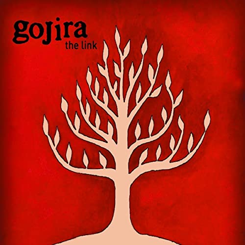 Album cover for Gojira’s “The Link” featuring a beige tree on red.