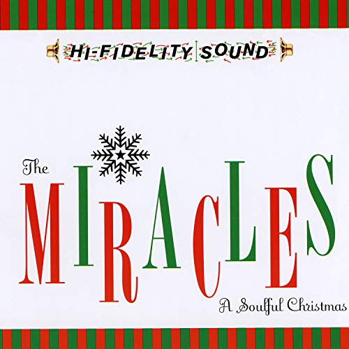 CD cover for "The Miracles - A Soulful Christmas" with snowflake.
