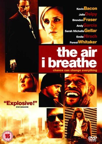 DVD cover art for The Air I Breathe featuring a collage of cast portraits.