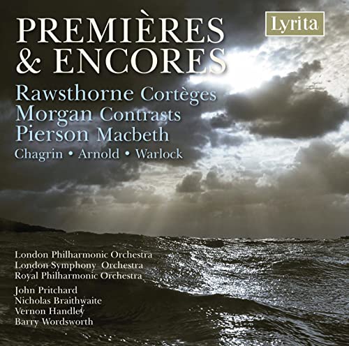 CD cover with stormy seascape and composer names in white text.